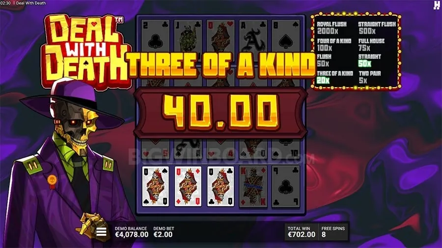 Variety of fb001 casino games