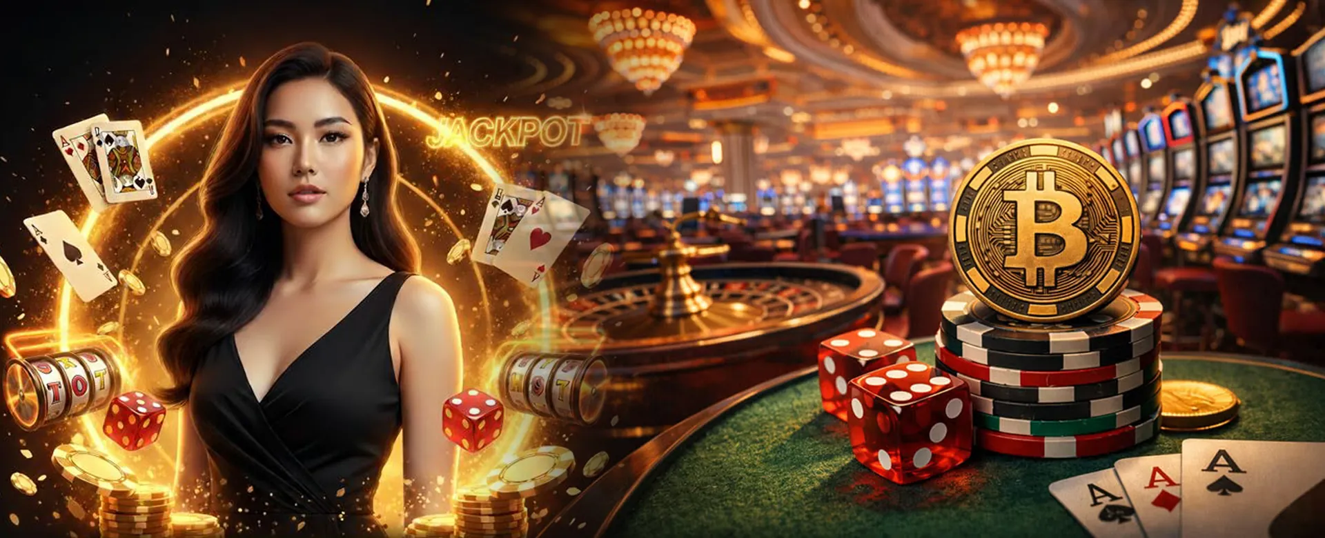 fb001 Online Poker Table with Cards and Chips